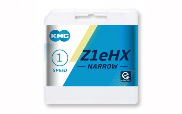 Grandinė KMC Z1eHX Narrow Silver E-Bike 1 pavaros, 112L