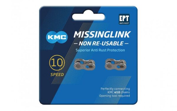 Grandinės sujungimas KMC MissingLink 10NR EPT 10 pavarų, 2 vnt