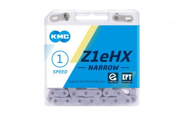 Grandinė KMC Z1eHX Narrow EPT E-bike 1 pavaros, 128L