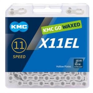 Grandinė KMC X11EL Silver Waxed 11 pavarų, 118L