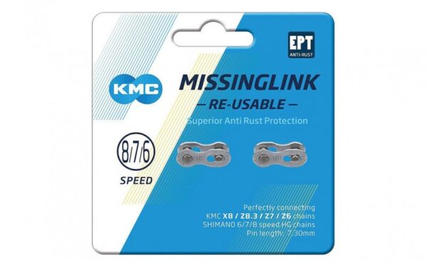Grandinės sujungimas KMC MissingLink 7/8R EPT 6/7/8 pavarų