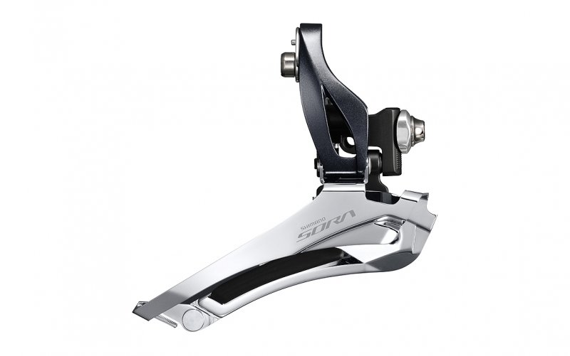 Perjungėjas priekinis Shimano FD-R3000 Sora Brazed-On 2 x 9 pavarų 46/53T